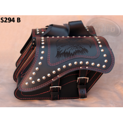 LEATHER SADDLEBAGS S294