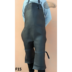Kožená ochranná zástěra F15/řezník/svářeč/kuchař/grilovač/zámečník/kovář