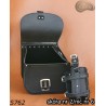 LEATHER SADDLEBAG S762 H-D DYNA  without bracket