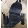 LEATHER SADDLEBAG S54 CROSS H-D SOFTAIL