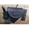 LEATHER SADDLEBAG S54 CROSS H-D SOFTAIL