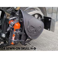 Sacoches Moto S54 SEWN-ON SKULL H-D SOFTAIL