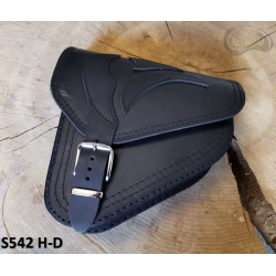 LEATHER SADDLEBAG S542 H-D SOFTAIL