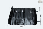 Taška / pouzdro na nůž  BLACK MATTE S ZIP (model 3)