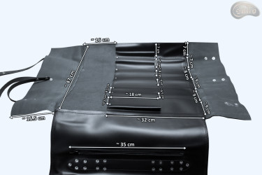 Taška / pouzdro na nůž  COGNAC S ZIP (model 3)