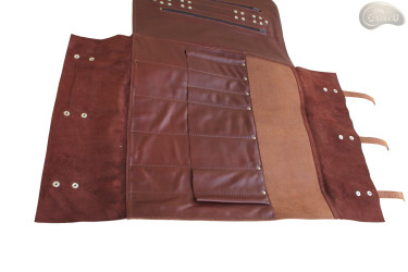 Taška / pouzdro na nůž  COGNAC S ZIP (model 3)