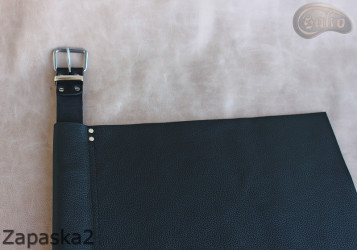 Kožená číšnická zástěra Zapaska2/ kuchařská/ ochranná/ svářečská/ pracovní zástěra s páskem do pracovních kalhot