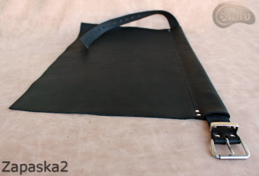 Kožená číšnická zástěra Zapaska2/ kuchařská/ ochranná/ svářečská/ pracovní zástěra s páskem do pracovních kalhot