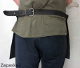 Kožená číšnická zástěra Zapaska2/ kuchařská/ ochranná/ svářečská/ pracovní zástěra s páskem do pracovních kalhot