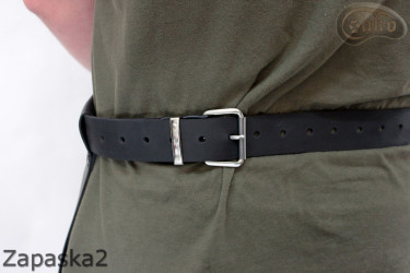 Kožená číšnická zástěra Zapaska2/ kuchařská/ ochranná/ svářečská/ pracovní zástěra s páskem do pracovních kalhot