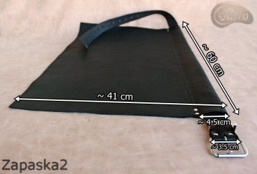 Kožená číšnická zástěra Zapaska2/ kuchařská/ ochranná/ svářečská/ pracovní zástěra s páskem do pracovních kalhot