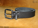 Classic, universal PA4 leather trouser belt