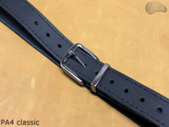 Classic, universal PA4 leather trouser belt