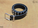 PA5 leather strap with 14 mm decorative rivets