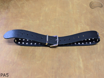 PA5 leather strap with 14 mm decorative rivets