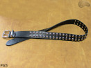 PA5 leather strap with 14 mm decorative rivets