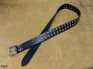 PA5 leather strap with 14 mm decorative rivets