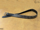 PA5 leather strap with 14 mm decorative rivets