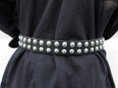 PA5 leather strap with 14 mm decorative rivets