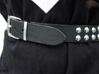 PA5 leather strap with 14 mm decorative rivets