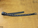 PA6 leather strap with 17 mm decorative rivets