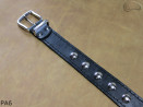 PA6 leather strap with 17 mm decorative rivets