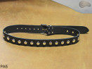 PA6 leather strap with 17 mm decorative rivets