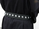 PA6 leather strap with 17 mm decorative rivets