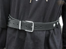 PA6 leather strap with 17 mm decorative rivets