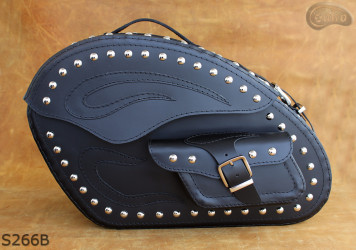LEATHER SADDLEBAGS S266
