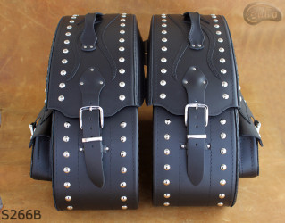 LEATHER SADDLEBAGS S266
