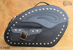 LEATHER SADDLEBAGS S266