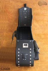 LEATHER SADDLEBAGS S266