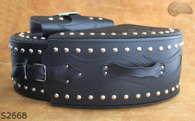 LEATHER SADDLEBAGS S266