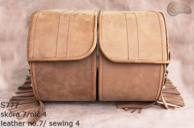 LEATHER SADDLEBAGS S777 *TO REQUEST*