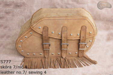 LEATHER SADDLEBAGS S777 *TO REQUEST*
