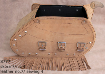 LEATHER SADDLEBAGS S777 *TO REQUEST*