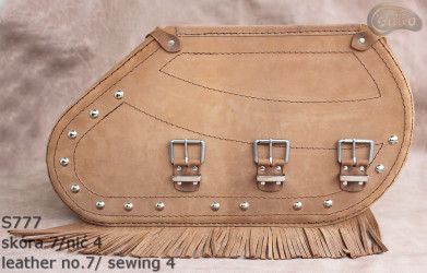 LEATHER SADDLEBAGS S777 *TO REQUEST*