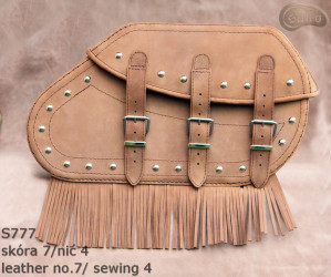 LEATHER SADDLEBAGS S777 *TO REQUEST*