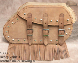 LEATHER SADDLEBAGS S777 *TO REQUEST*