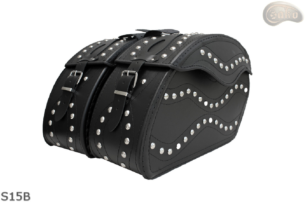 LEATHER SADDLEBAGS S15