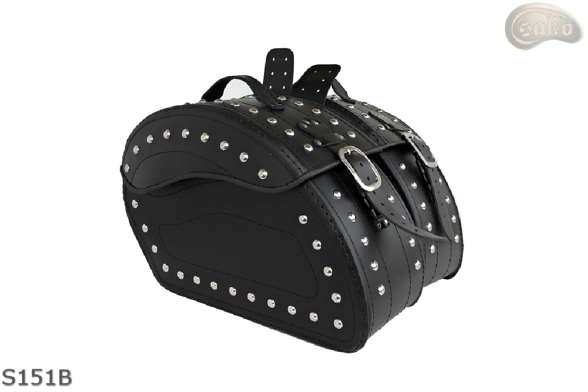 LEATHER SADDLEBAGS S151