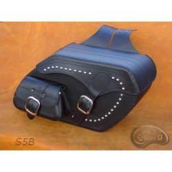 LEATHER SADDLEBAGS S05