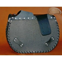 LEATHER SADDLEBAGS S06