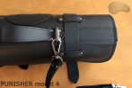 Taška / pouzdro na nůž   ČERNÁ lícová KŮŽE PUNISHER (model 4)