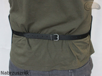 Kožený chránič břicha, ohnivzdorný, svářečský, zámečnický, tesařský, soustružnický