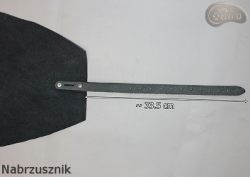 Kožený chránič břicha, ohnivzdorný, svářečský, zámečnický, tesařský, soustružnický