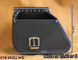 Brašna S76 SKULL H-D SPORTSTER bez držáku