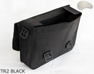 Kožená taška přes rameno TR2 BLACK