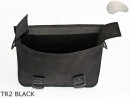 Kožená taška přes rameno TR2 BLACK